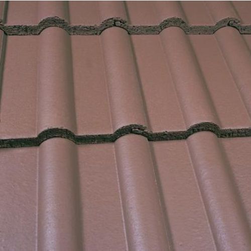 Marley - Double Roman - Concrete Tile Range - Smooth Brown