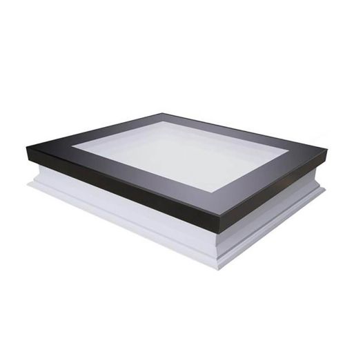 Fakro Flat Roof Window - Flat and Non-Opening - Passive Quadruple Glazing [DXF-D U8]