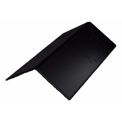 Guardian Synthetic Slate Ridge & Hip Tile - Black (Pack of 6)