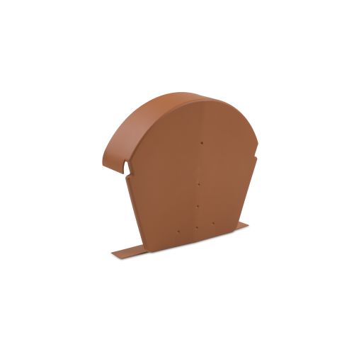 Hambleside Danelaw - Half Round Ridge End Cap for Interlocking Plain Tile Dry Verge (Pack of 10)