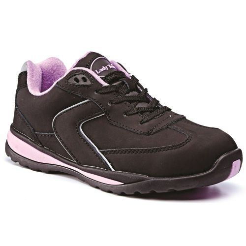 Rugged Terrain - Ladies Safety Trainers (SB SRC) - Black Nubuck