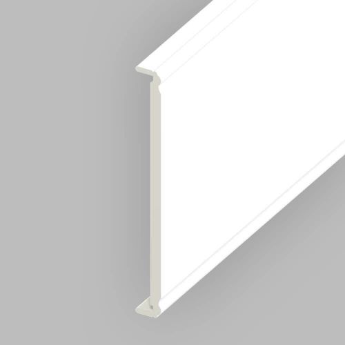 Box-end Fascia UPVC Board - Ogee 400mm x 18mm - White (1.25m)