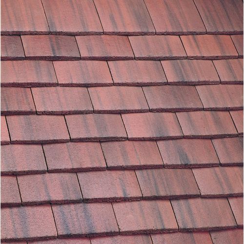 Marley - Plain Tiles - Concrete Tile Range - Old English Dark Red