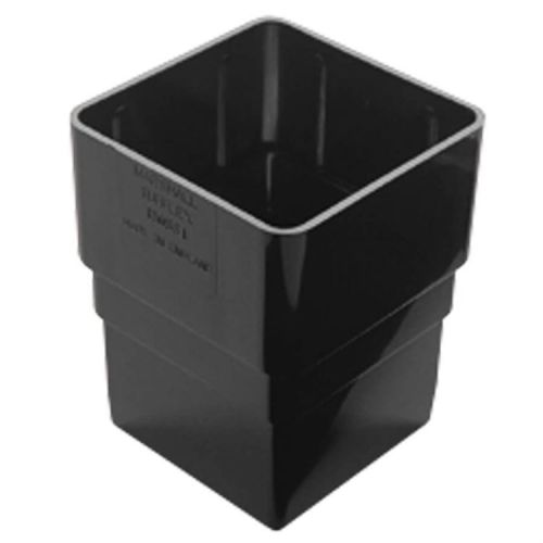 UPVC Squareline Guttering - Downpipe Socket - 65mm