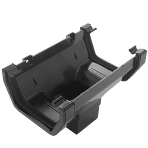 UPVC Squareline Guttering - Running Outlet - 114mm x 59mm