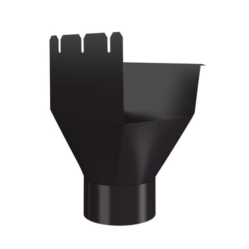 Lindab Steel Guttering - 140mm Rectangular Gutter Outlet