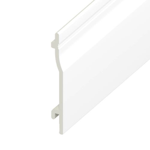 UPVC Shiplap Cladding Board - White (5m)