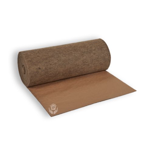 SheepWool SilentWool Acoustic Floor Underlay (Pre-Fitted with a Breathable Paper) - 25m x 1000mm x 4/2mm