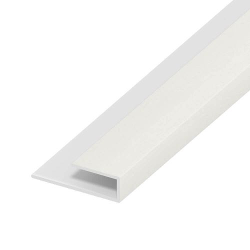 Soffit Board Wall Clip - 25mm - White Ash (5m)