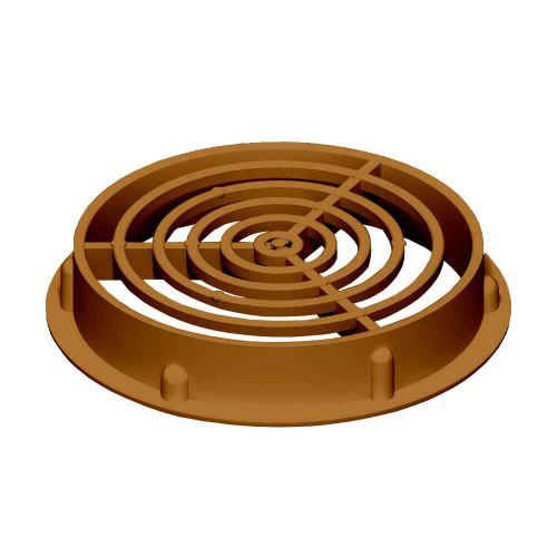 Soffit Board Disc Ventilator - 70mm - Oak