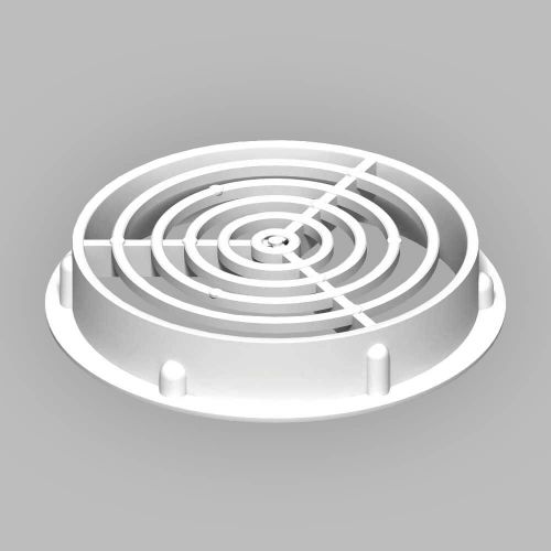 Soffit Board Disc Ventilator - 70mm - White