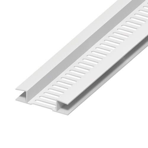 Soffit Board Ventilation Strip - 10mm - White (5m)