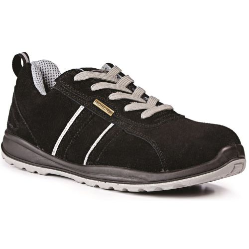 Rugged Terrain - Sport Safety Trainers (SB SRC) - Black/Grey Suede