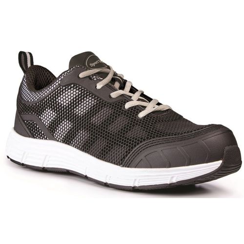 Rugged Terrain - Sport Safety Trainers (SB SRC) - Black/Grey KPU Mesh