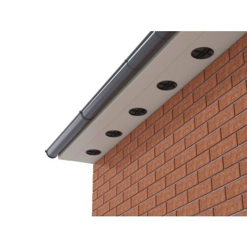 Timloc 70mm Push-in Round Soffit Vent (Pack of 10)