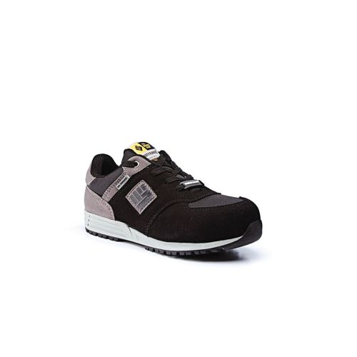 Rugged Terrain - Air Tubeless Safety Trainers (S3 SRC ESD) - Black/Grey Nubuck