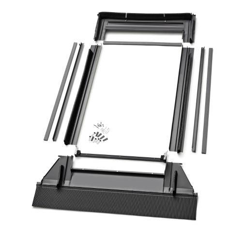 VELUX EDJ 1000 Recessed Flush Tile Flashing Kit with BFX Underfelt Collars