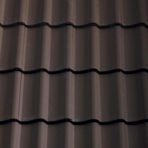 Sandtoft Double Pantile Concrete Roof Tile - Smooth Brown