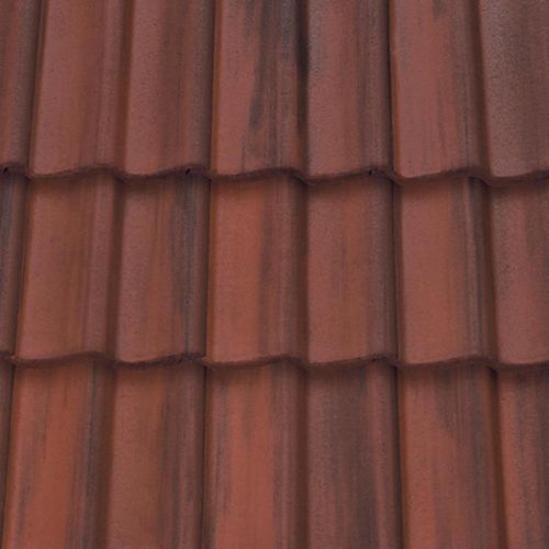 Sandtoft Double Pantile Concrete Roof Tile - Smooth Rustic