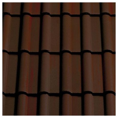 Sandtoft Double Roman Concrete Roof Tile - Smooth Dark Heather