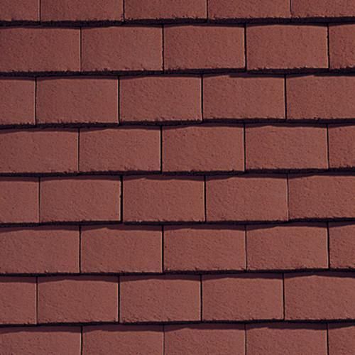 Sandtoft Standard Plain Concrete Roof Tile - Smooth Terracotta