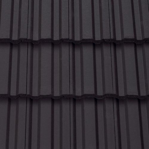 Sandtoft Standard Pattern Concrete Roof Tile - Smooth Dark Grey