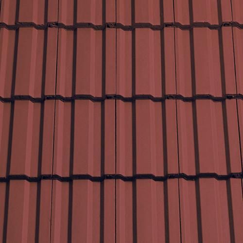 Sandtoft Standard Pattern Concrete Roof Tile - Smooth Terracotta