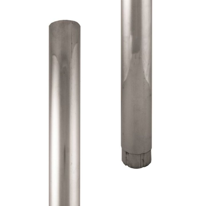 Lindab Steel Guttering - Downpipe - Magestic Galvanised Lindab Steel Guttering - Downpipe - Magestic Galvanised