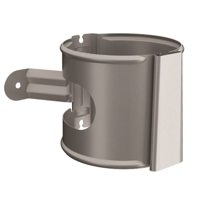 Lindab Guttering - Magestic Pipe Bracket with Wedge - Magestic Galvanised Lindab Guttering - Magestic Pipe Bracket with Wedge - Magestic Galvanised