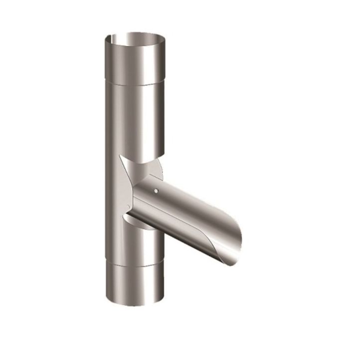 Lindab Steel Guttering - Manual Diverter - Magestic Galvanised Lindab Steel Guttering - Manual Diverter - Magestic Galvanised