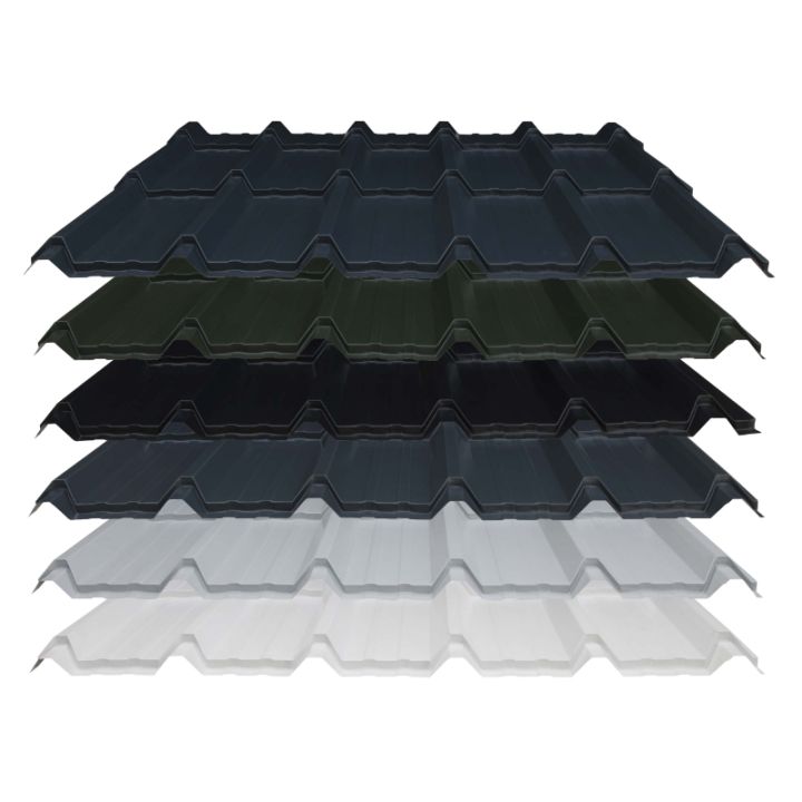 Steel Boxtile Effect Roofing Sheet (32/1000) - Polyester Paint Coated - 0.5mm Steel Boxtile Effect Roofing Sheet (32/1000) - Polyester Paint Coated - 0.5mm