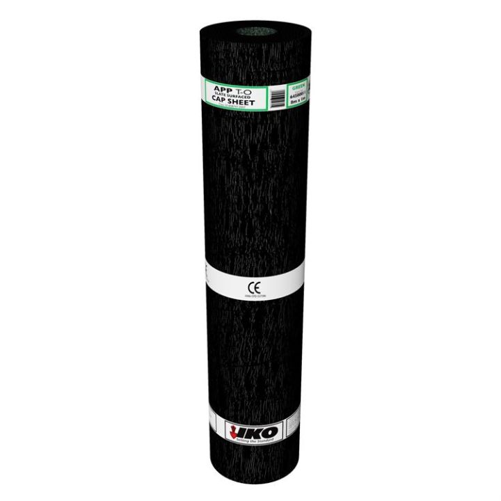 IKO APP Glass Fibre Torch-On Cap Sheet - Green - 1m x 8m (Pallet of 30) IKO APP Glass Fibre Torch-On Cap Sheet - Green - 1m x 8m (Pallet of 30)