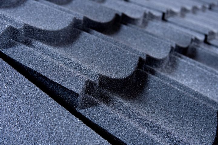 Corotile Lightweight Metal Sheet Closeup Corotile Lightweight Metal Sheet Closeup