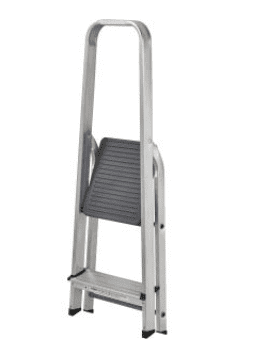 Werner Aluminium Stepladder with High Handrail Werner Aluminium Stepladder with High Handrail
