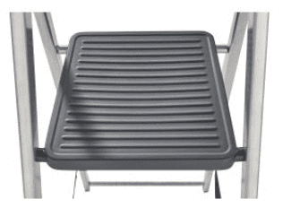 Werner Aluminium Stepladder with High Handrail Werner Aluminium Stepladder with High Handrail