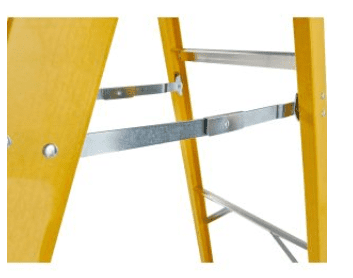 Werner Fibreglass Platform Stepladder with Lock-In Accessory System Werner Fibreglass Platform Stepladder with Lock-In Accessory System