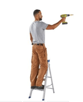 Werner Aluminium Swingback Stepladder Werner Aluminium Swingback Stepladder