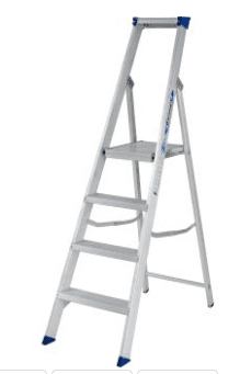 Werner Aluminium Platform Stepladder Werner Aluminium Platform Stepladder