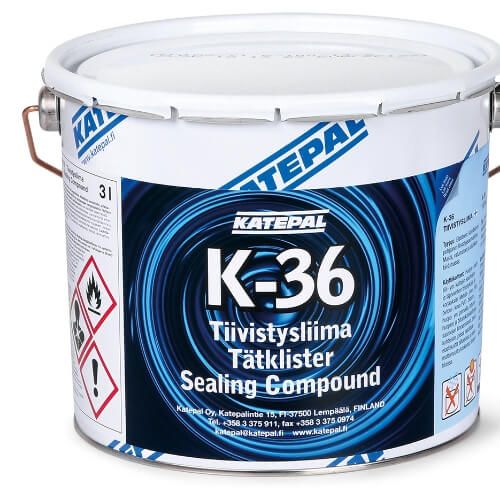 Katepal 3L K-36 Sealant for Bitumen Roofing Shingles Katepal 3L K-36 Sealant for Bitumen Roofing Shingles