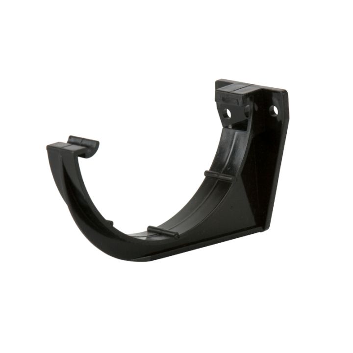 Brett Martin uPVC Roundstyle Guttering Fascia Bracket - 112mm - Black Brett Martin uPVC Roundstyle Guttering Fascia Bracket - 112mm - Black