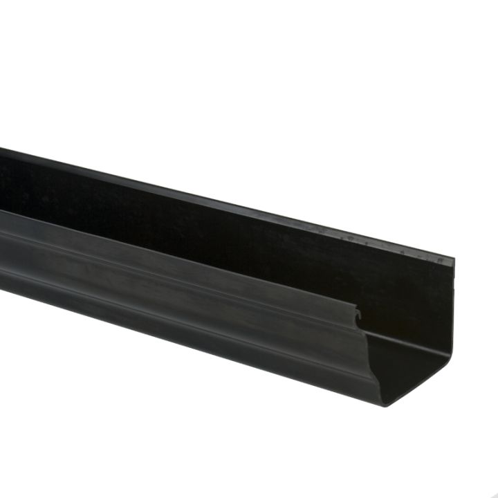 Brett Martin uPVC Prostyle Ogee Gutter - 4000mm x 106mm - Black Brett Martin uPVC Prostyle Ogee Gutter - 4000mm x 106mm - Black