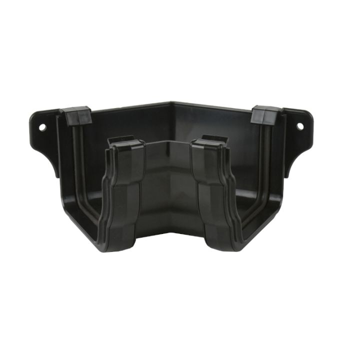 Brett Martin uPVC Prostyle Ogee Guttering Internal Angle - 106mm - Black