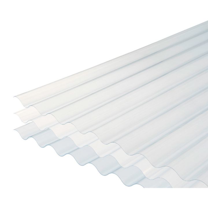 MegaSheet 3in Corrugated PVC Roofing Sheet (Clear) MegaSheet 3in Corrugated PVC Roofing Sheet (Clear)