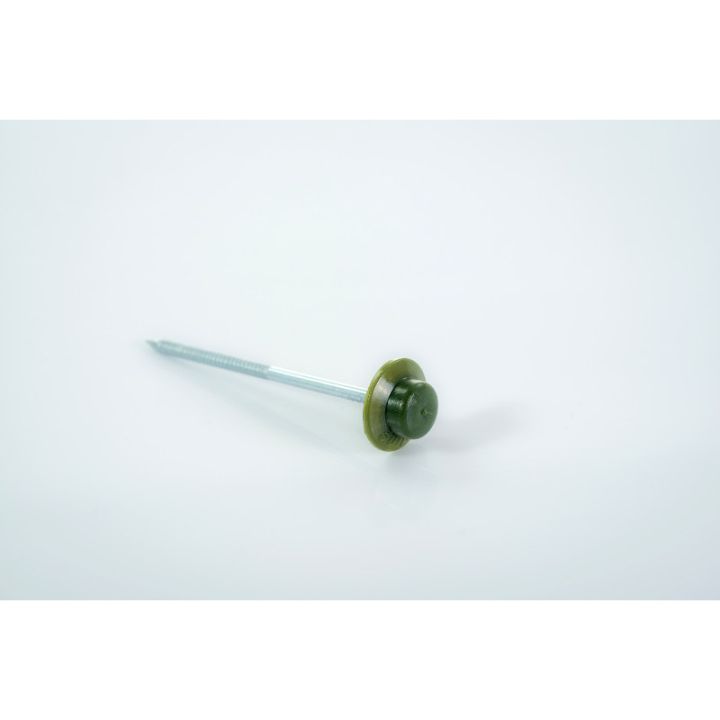 Onduline Capped Fixing Nails - 65mm x 18mm x 3.4mm - Green (Bag of 100) Onduline Capped Fixing Nails - 65mm x 18mm x 3.4mm - Green (Bag of 100)