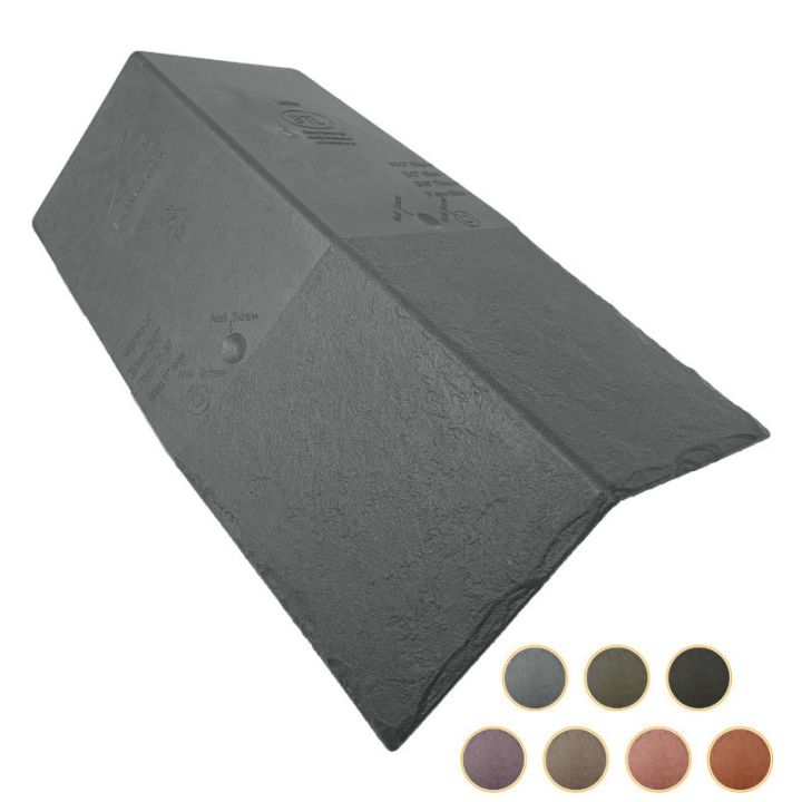 Britmet LiteSlate - Synthetic Slate Ridge - 445mm Britmet LiteSlate - Synthetic Slate Ridge - 445mm