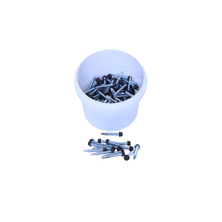 Britmet - Plus Tile (0.9mm) Range - Tek Screw - Titanium Grey (Pack of 50) Britmet - Plus Tile (0.9mm) Range - Tek Screw - Titanium Grey (Pack of 50)