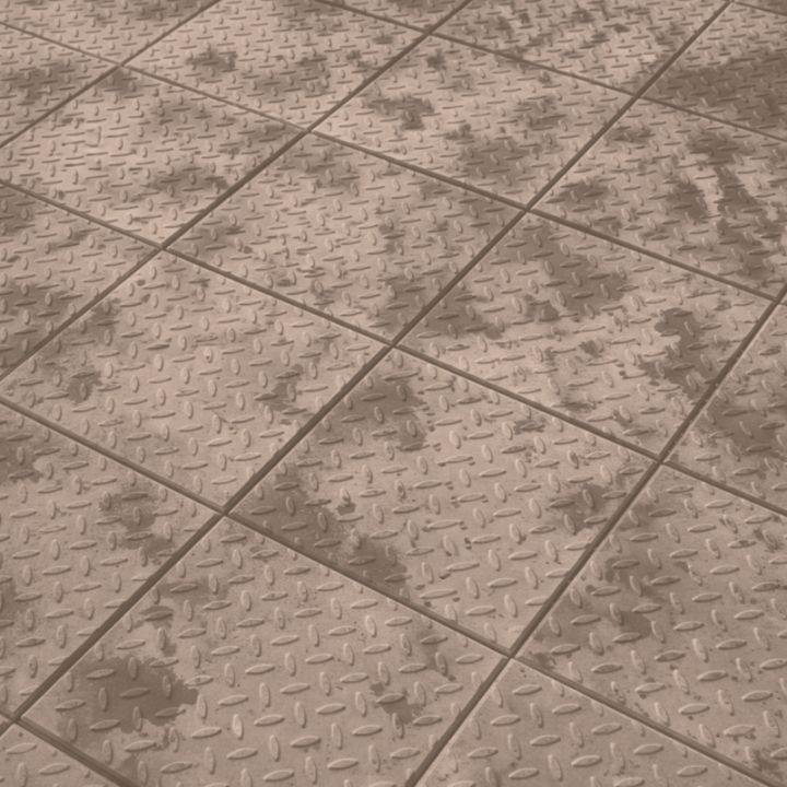 Castle Composites - CastlePave Checkerplate GRC Promenade Slabs - 297mm x 297mm x 20mm Castle Composites - CastlePave Checkerplate GRC Promenade Slabs - 297mm x 297mm x 20mm
