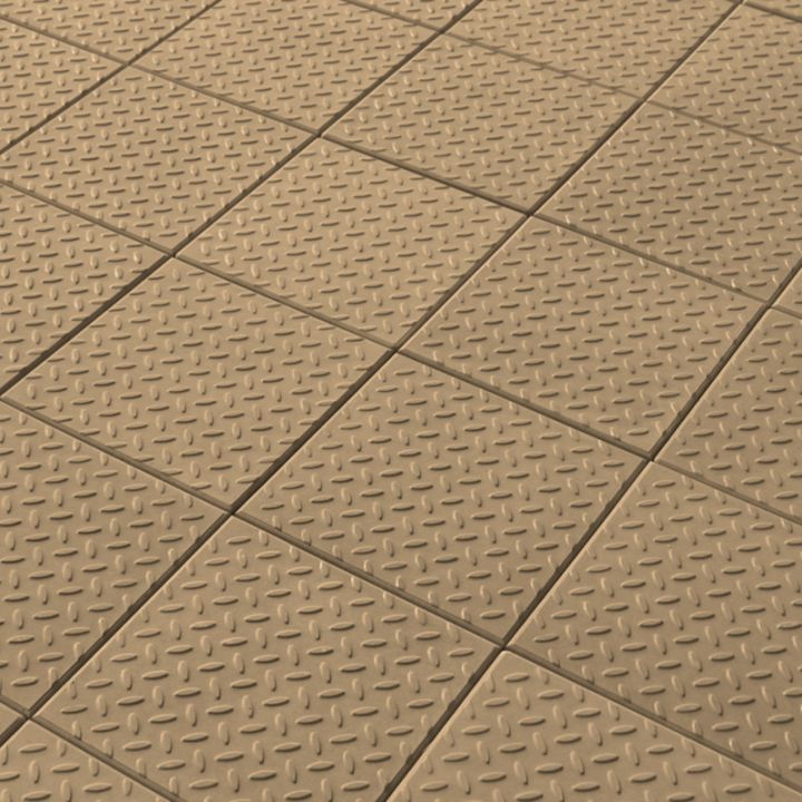 Castle Composites - Castile Checkerplate GRC Promenade Tiles - 297mm x 297mm x 12mm Castle Composites - Castile Checkerplate GRC Promenade Tiles - 297mm x 297mm x 12mm
