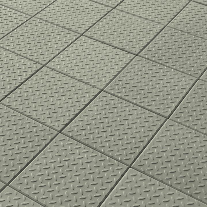 Castle Composites - Castile Checkerplate GRC Promenade Tiles - 297mm x 297mm x 12mm Castle Composites - Castile Checkerplate GRC Promenade Tiles - 297mm x 297mm x 12mm