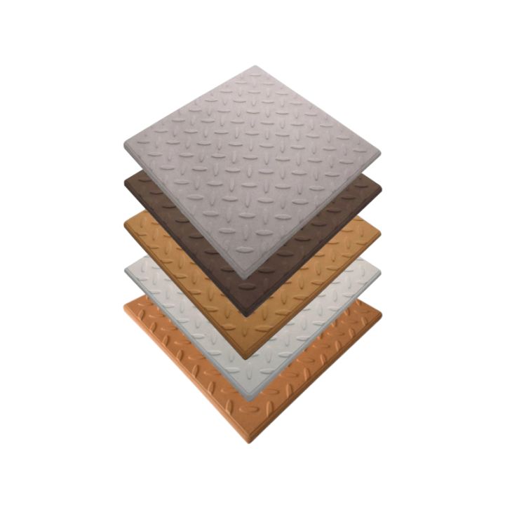 Castle Composites - Castile Checkerplate GRC Promenade Tiles - 297mm x 297mm x 12mm Castle Composites - Castile Checkerplate GRC Promenade Tiles - 297mm x 297mm x 12mm